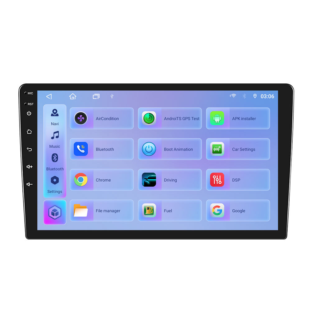 Universal 9″10.1″Car Video Player GPS Navi Touchscreen Wireless Carplay RDS DSP