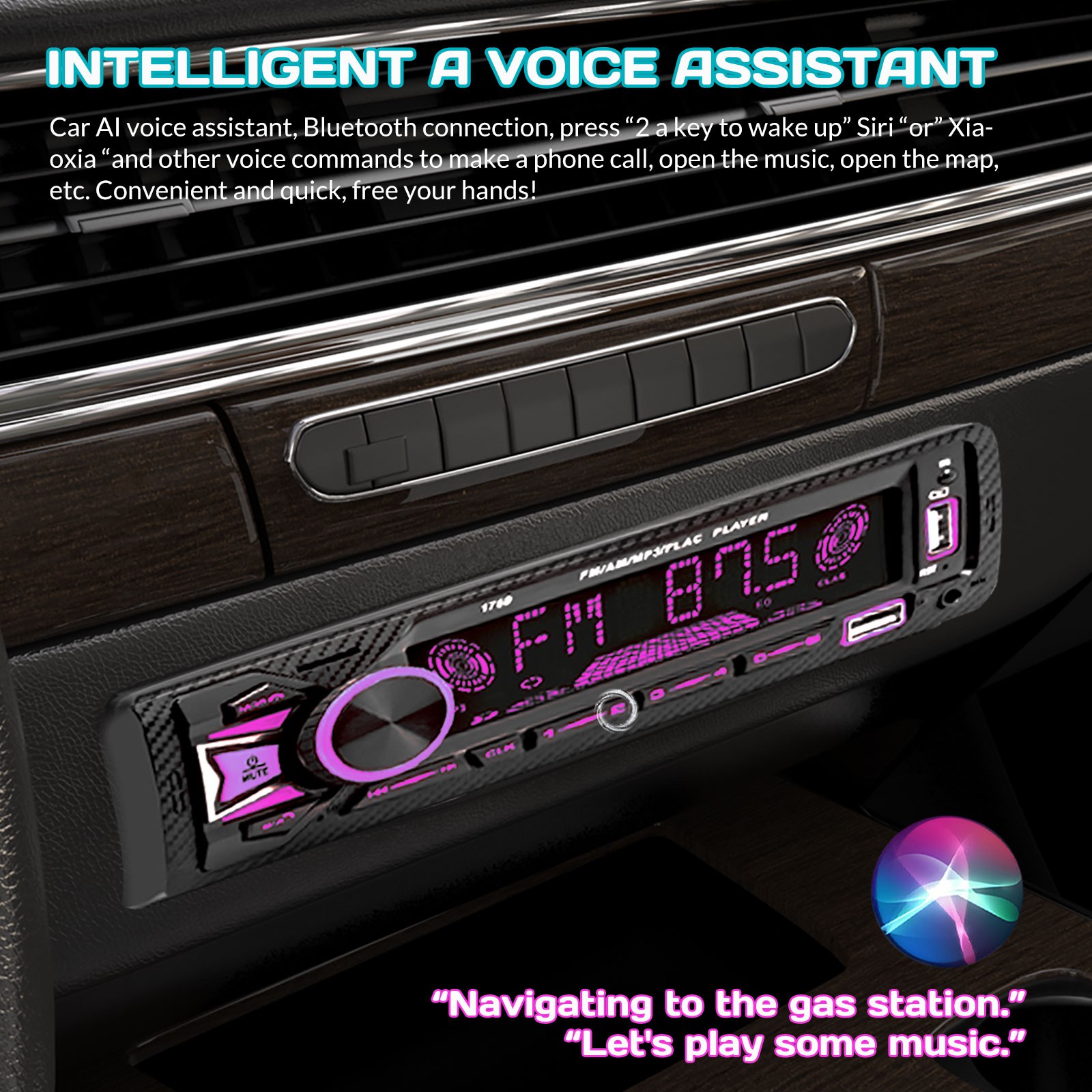 12V Car FM/AM Radio Car Audio Bluetooth Single DIN Car Stereo Car MP3 Player