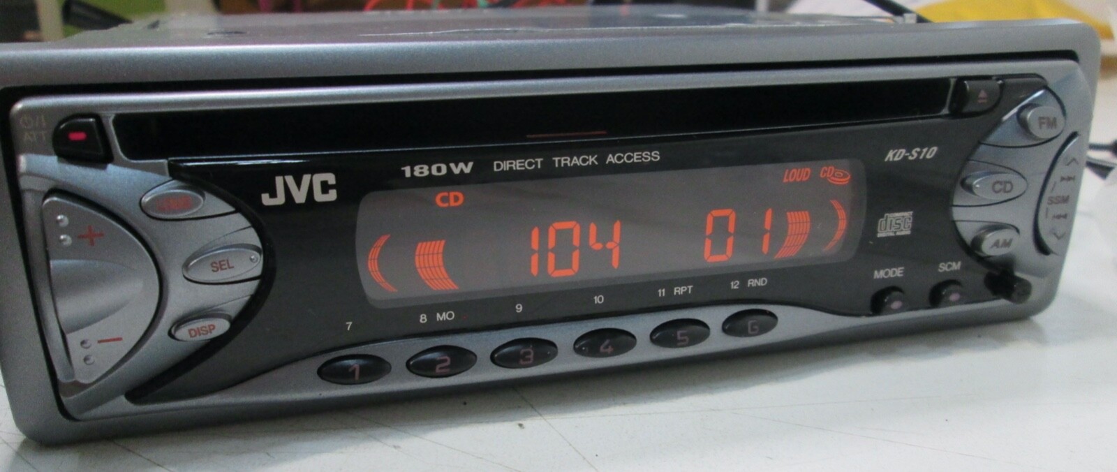 JVC Kd-S10 In-Dash Cd Receiver With A Detachableq Faceplate