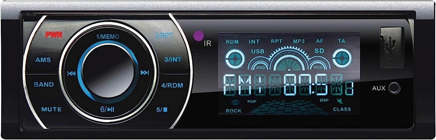 XO Vision XR304: 40W x 4 CD & MP3 Receiver w/ USB, SD, AUX Input on Front Panel