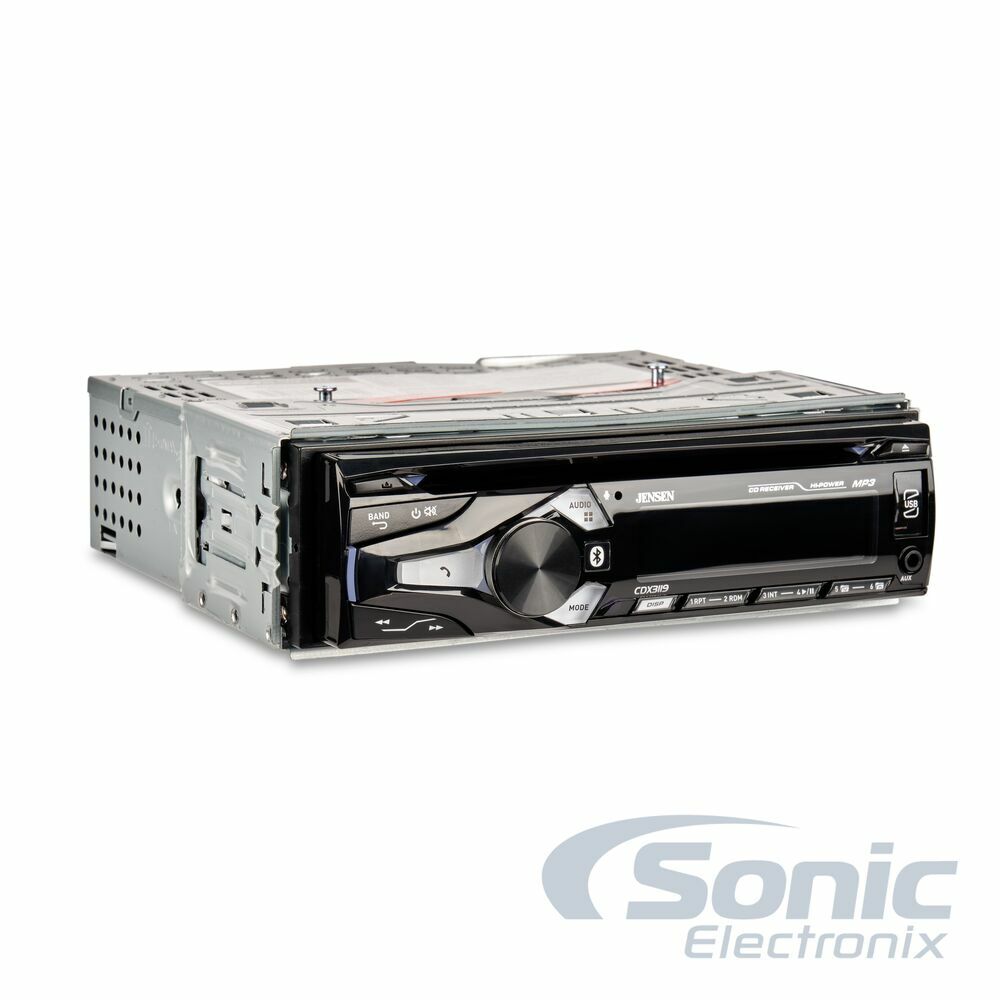 Jensen CDX3119 Single DIN Bluetooth In-Dash CD/AM/FM Car Audio Stereo