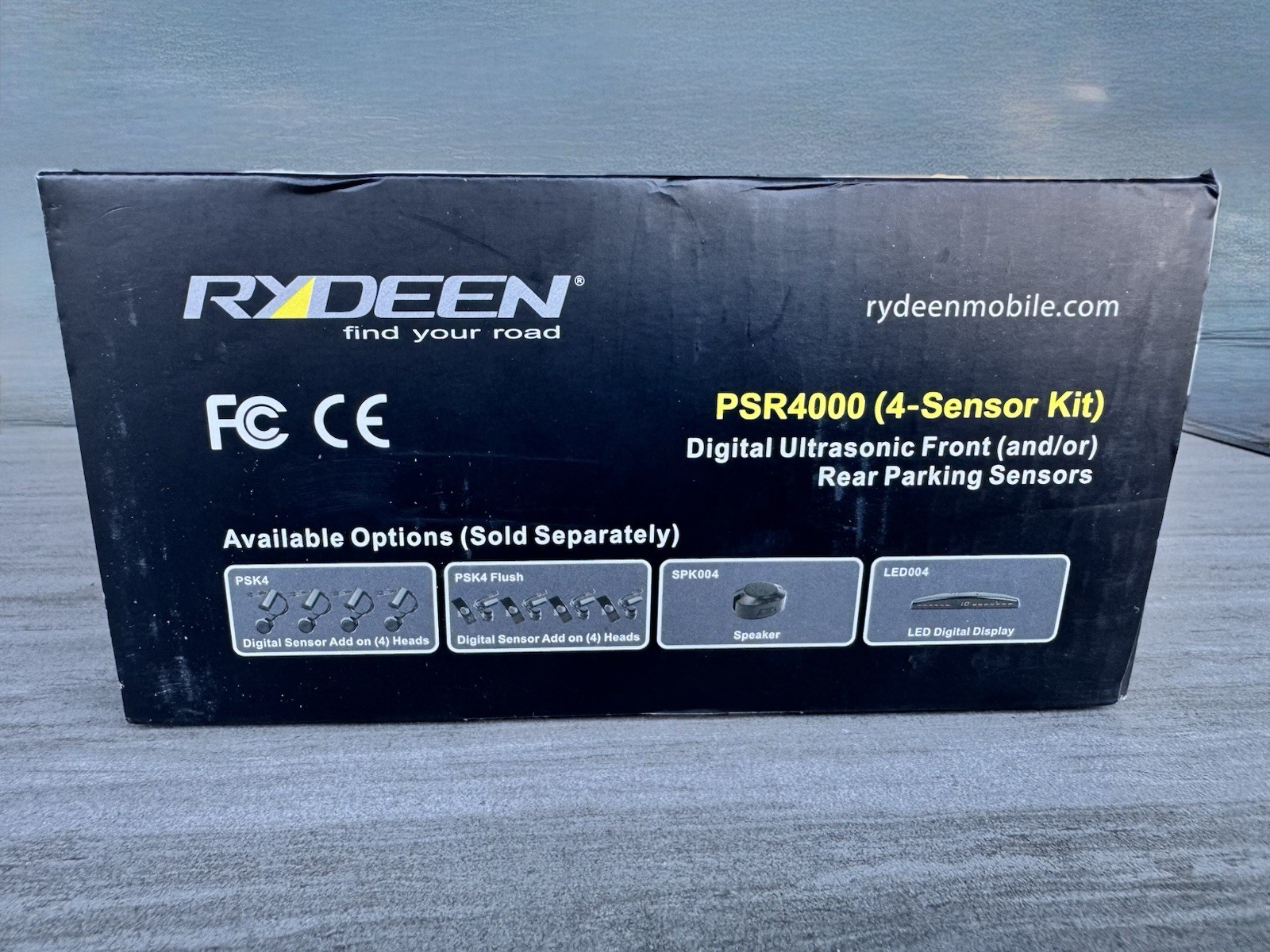 RYDEEN PSR4000 Digital Ultrasonic Parking Sensor for Rear/Front & PSK4