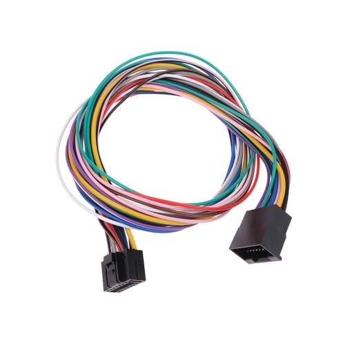16pin Car Radio Stereo Power Retrofit on Harness Cable Extension Wire Cord