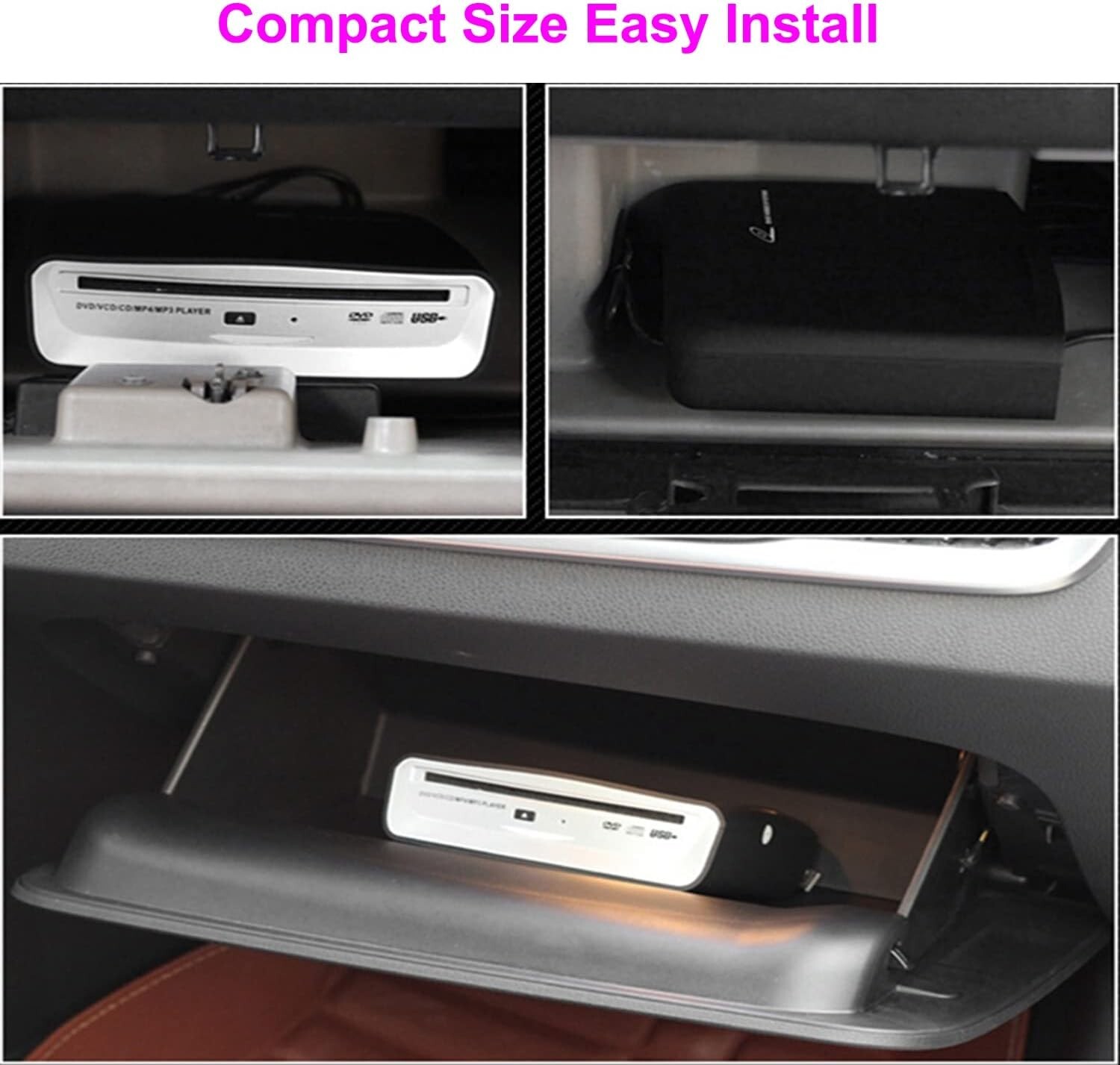 External Car Universal CD Player Machine, Vehicle External USB CD Player for …