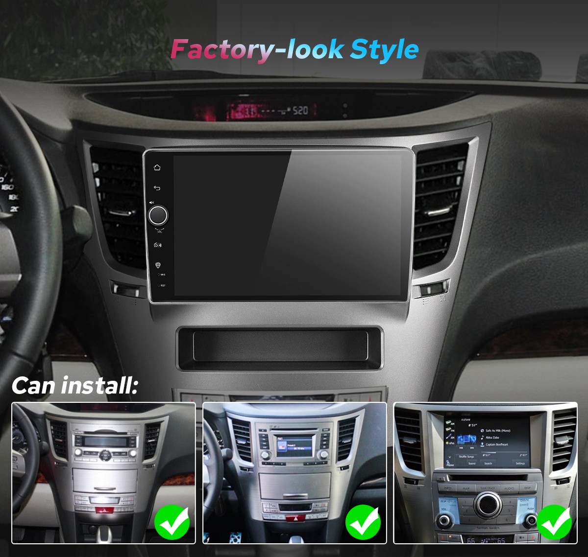 Joying DSP 8 Core 9inch 1280*800P Car Stereo For Subaru Legacy Outback 2009-2014
