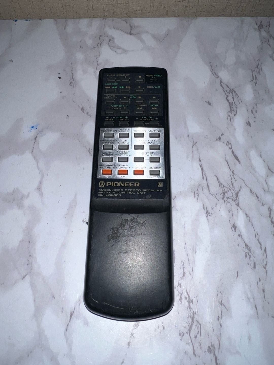 Pioneer CU-VSX085 Audio/Video Stereo Receiver Remote Control Unit