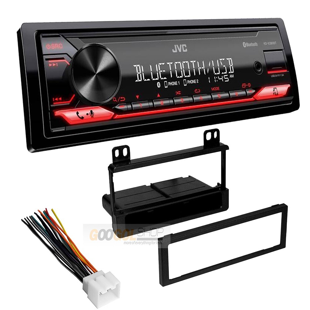JVC KDX280BT Bluetooth MP3/USB Car Stereo Radio kit for 2001 – 2004 Ford Mustang