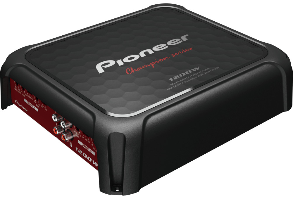 Pioneer GM-DC874 Champion Series 4-Channel 1200W Max Bridgeable Car Amplifier