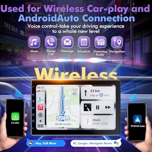 10 Inch IPS Touch Screen Double Din Car Stereo Compatible without Front Camera
