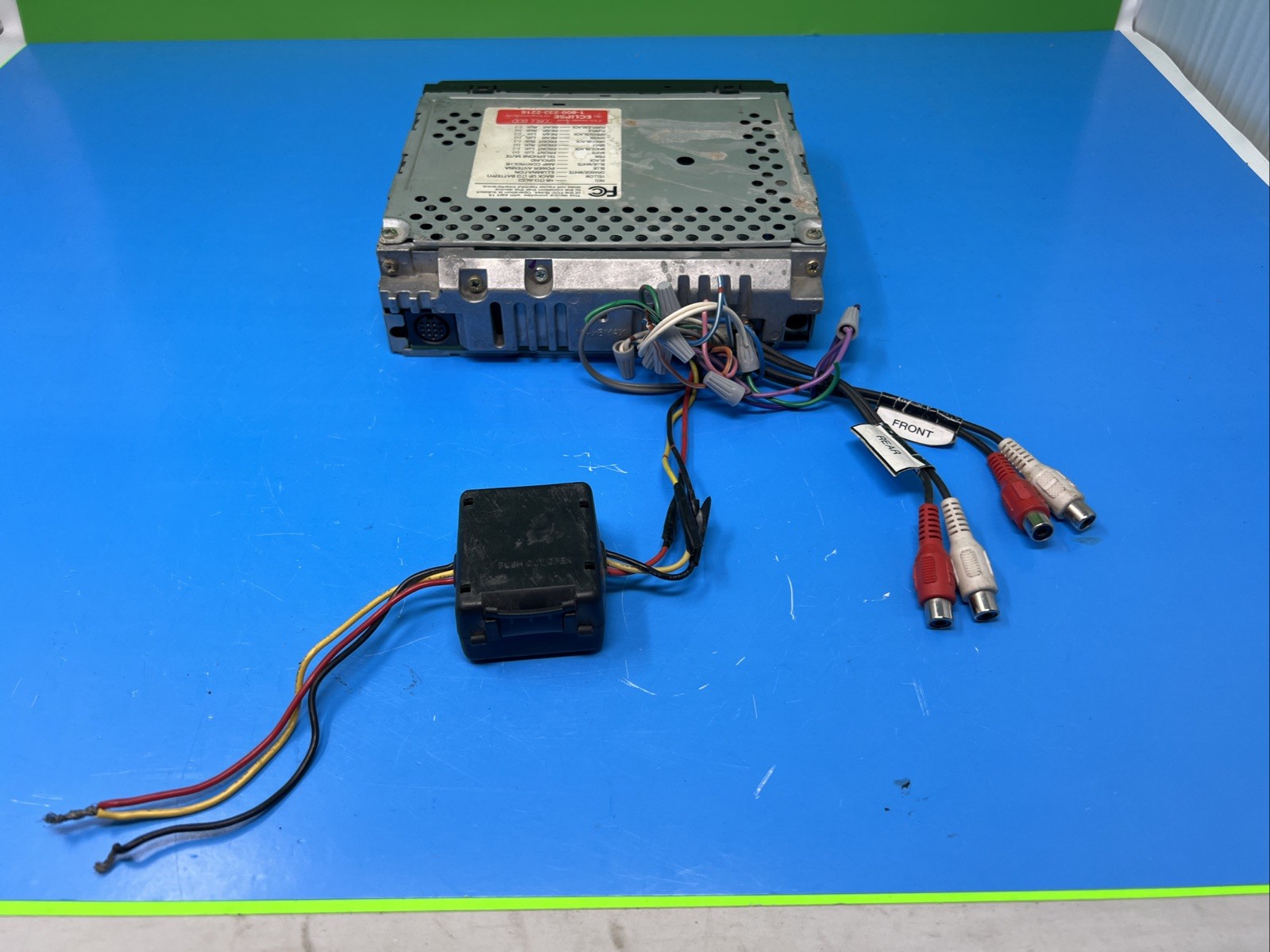 Eclipse 3412 Cd Receiver Old School 4 Channel Outputs Parts AS IS