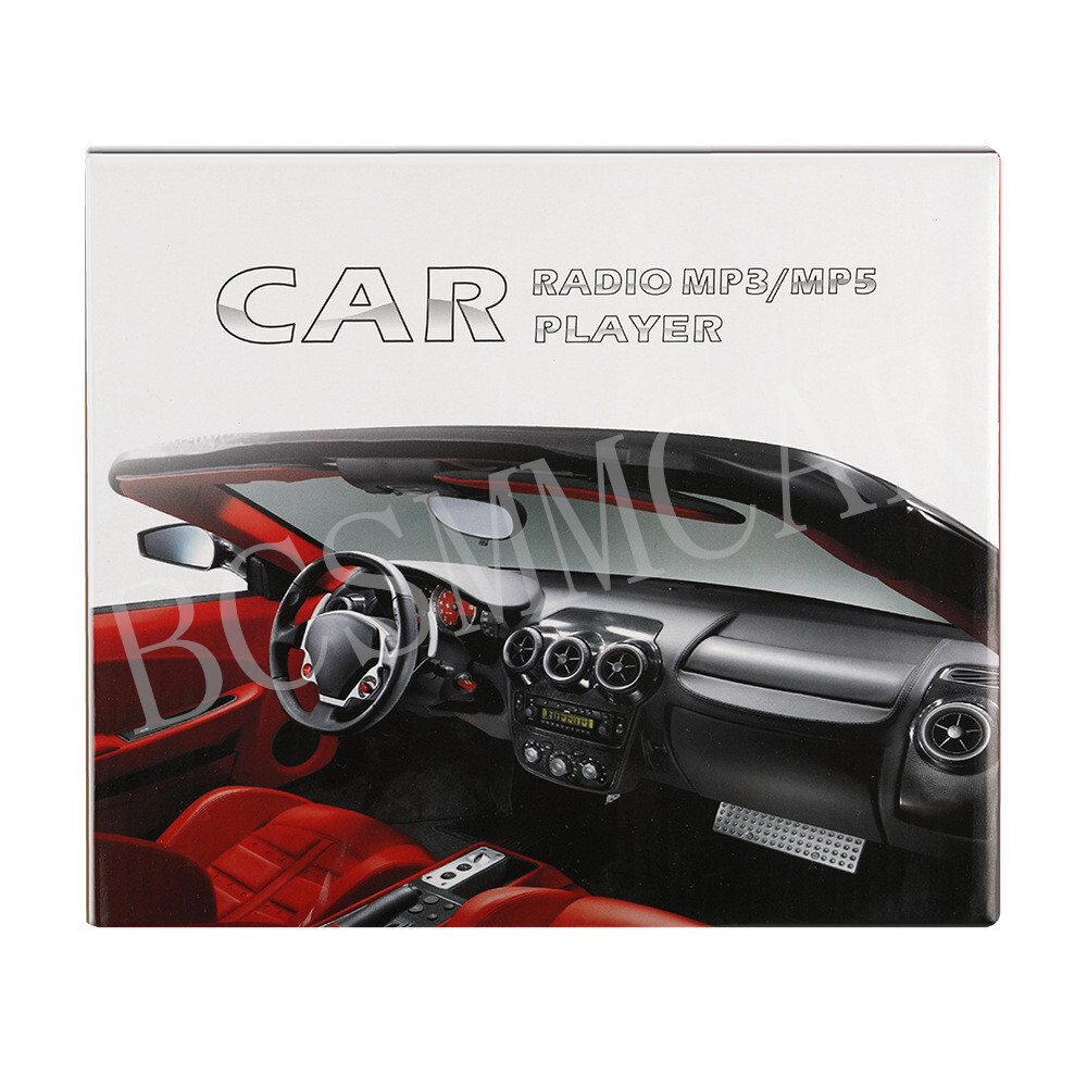 Car Stereo MP3 Player Single DIN Bluetooth Handsfree RCA FM USB AUX Audio Radio