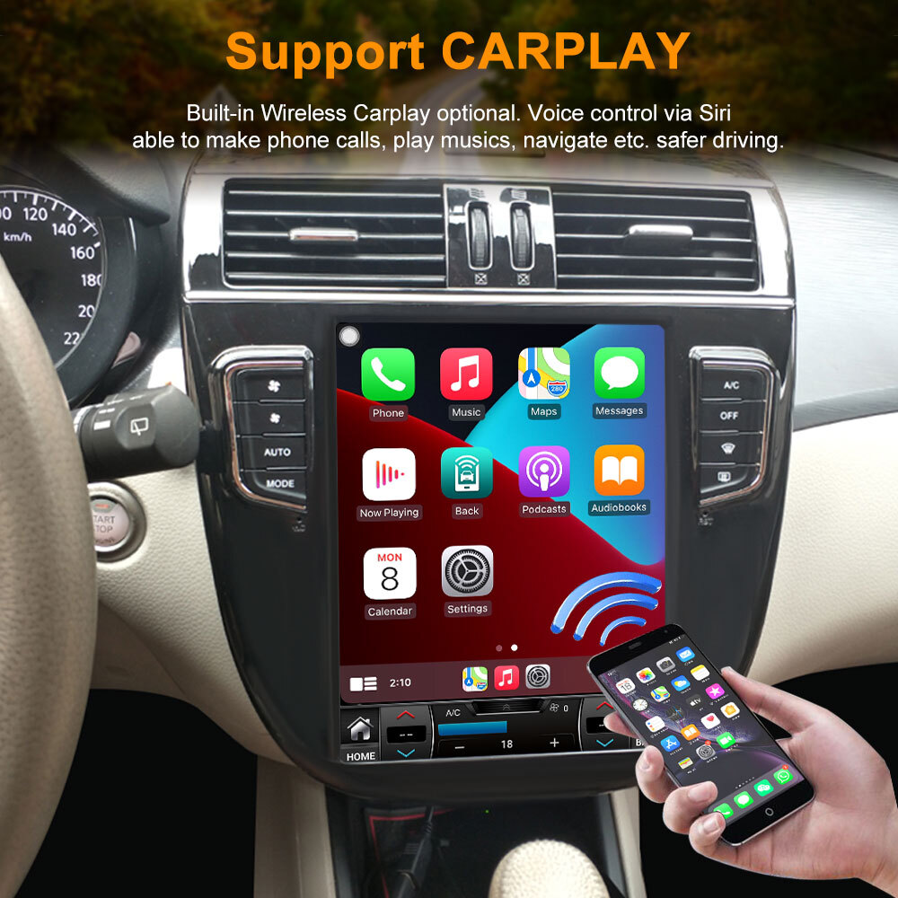 Android 14 For Nissan Tiida 2011-2015 Car Multimedia Player Navigation 8G+128GB