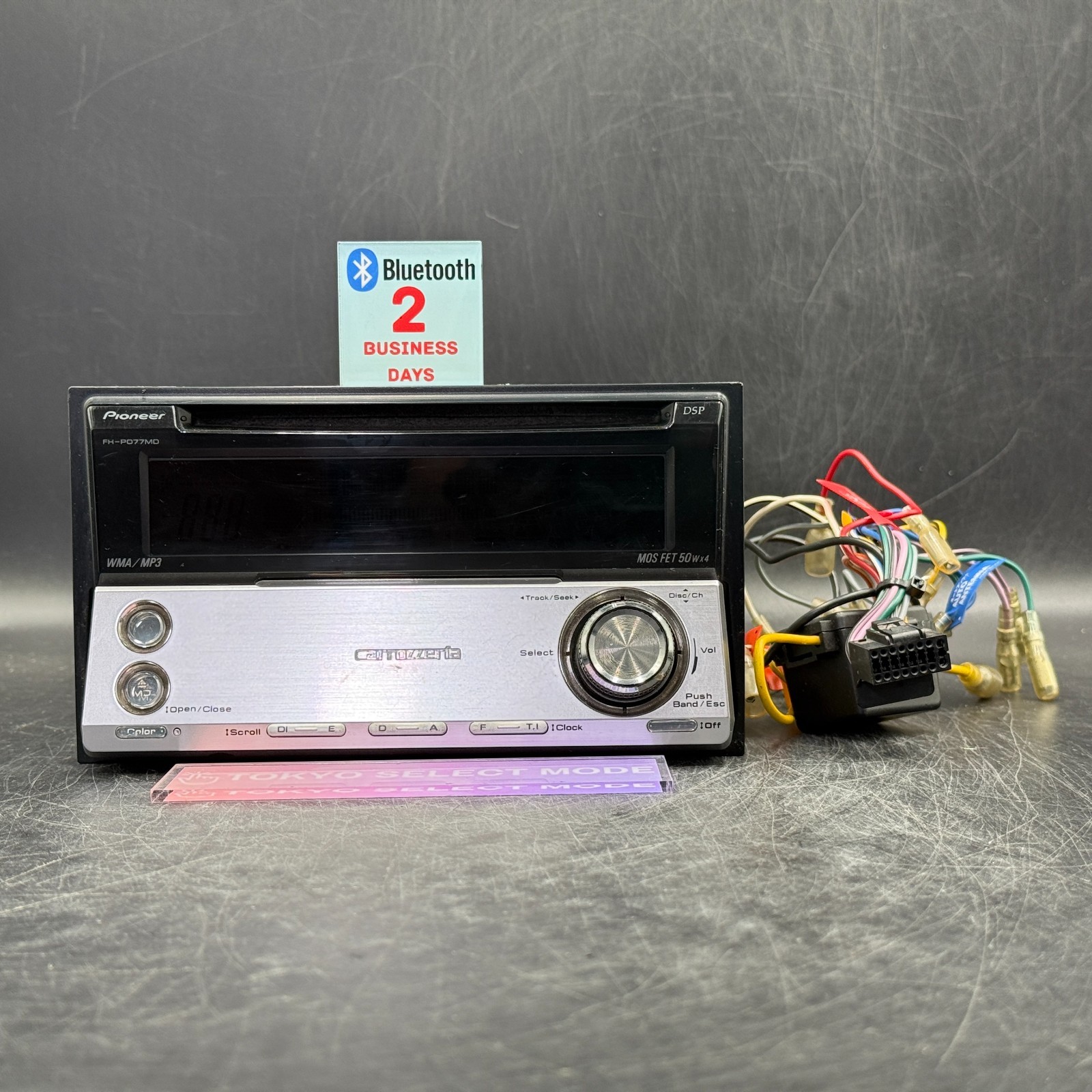 Pioneer Carrozzeria FH-P077MD 2DIN Car Audio CD MD Player Added BT JDM In Stock