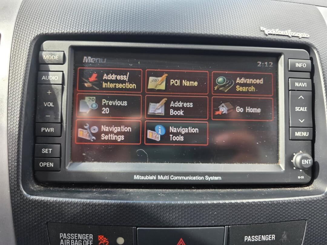 Mitsubishi MMCS Navigation GPS Head Unit Outlander Lancer ASX OEM Touchscreen