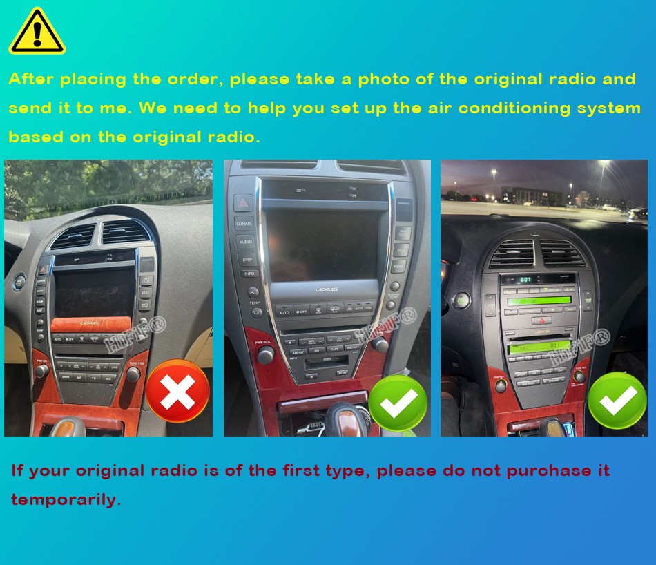 For Lexus ES ES240 ES300 ES330 ES350 2006-2012 For Tesla Style Screen Car Radio
