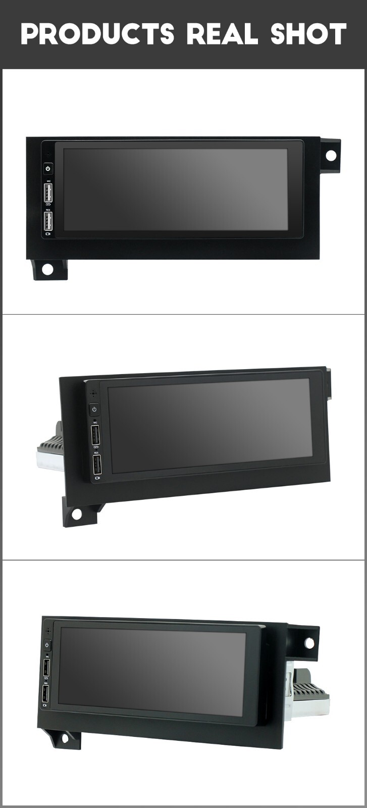 1 Din Car Radio Player Touch Screen BT W/Cam Fit For Plymouth Prowler 1997-2002