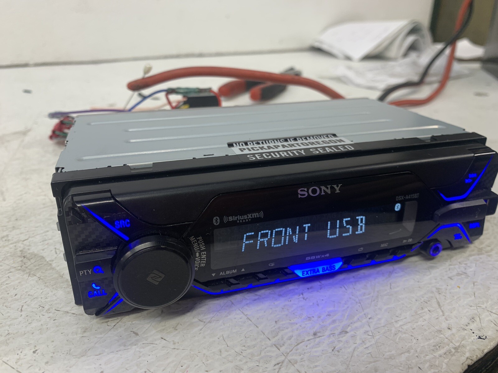 Sony DSX-A415BT radio stereo digital media receiver MP3 WMA iPhone Android