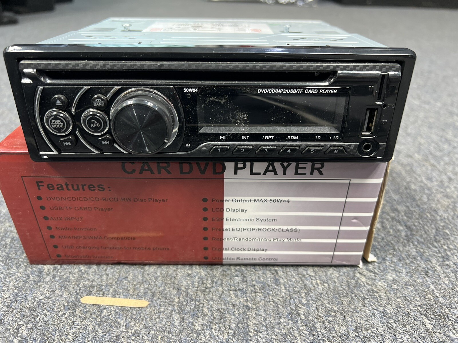 Car DVD Player Single Din With CD BT