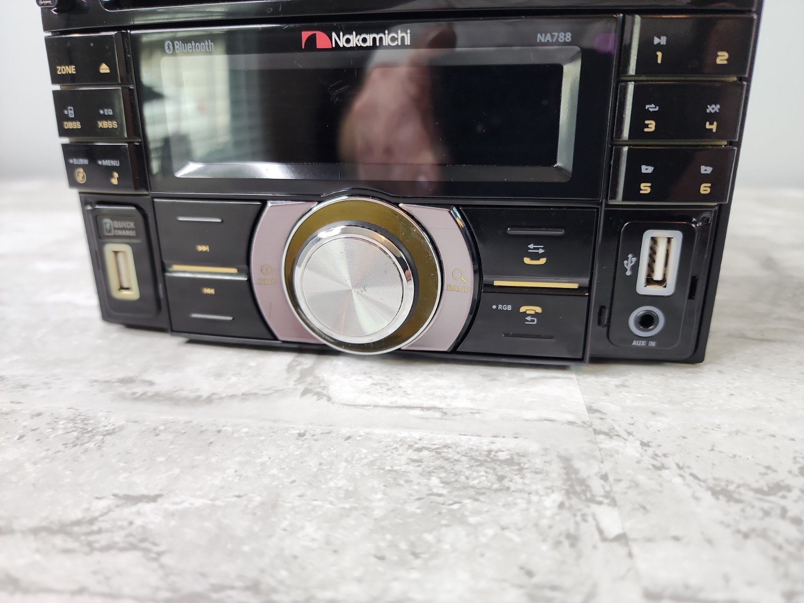 Nakamichi NA788 Double DIN CD MP3 Bluetooth USB SD AUX Car Stereo Receiver