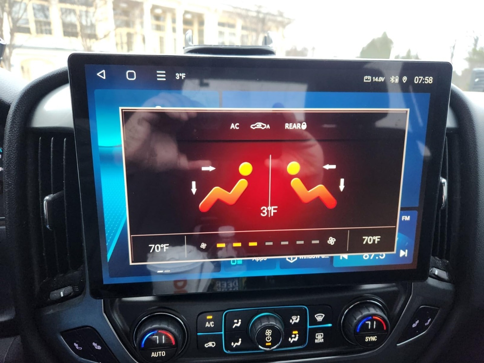 For Chevrolet Silverado Sierra CarPlay Android Car Stereo Radio GPS Mobile Maps