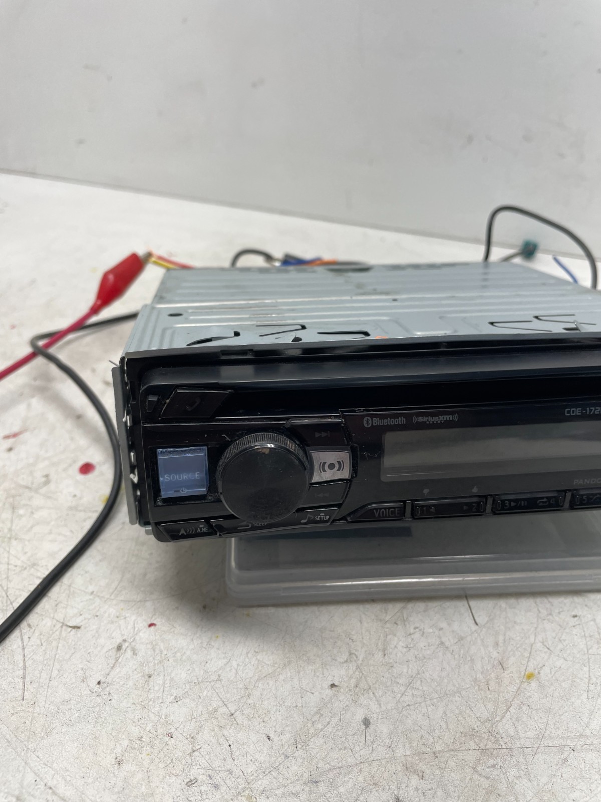 ALPINE CDE-172BT CAR STEREO CD FM RADIO 1-DIN RECEIVER SIRIUS XM USB TESTED