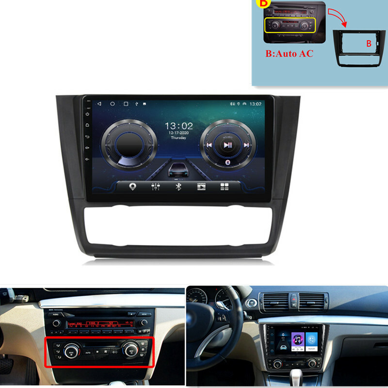 9”Car Radio Multimedia Player Android Navigation GPS WIFI For BMW 1-Series 04-11