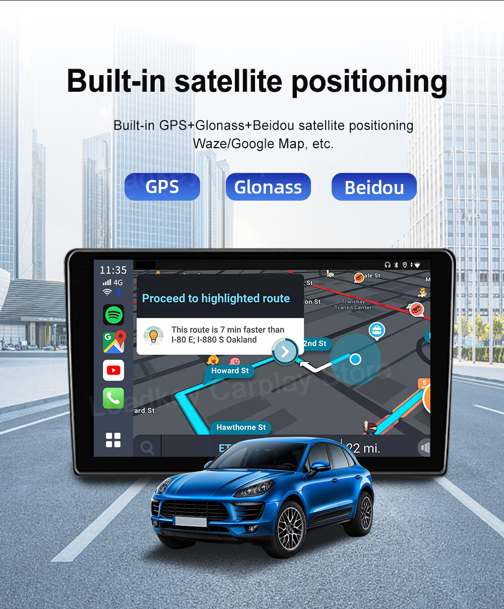For Kia 8G+128GB Android 12 Ai Box CarPlay QCM6125 Wireless CarPlay Android Auto