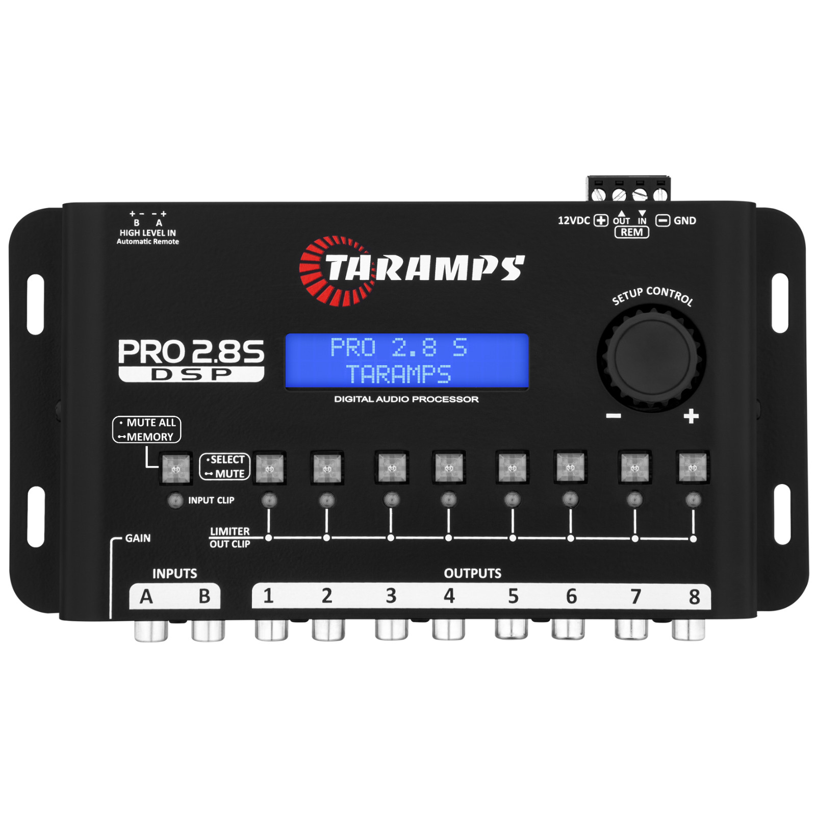 Taramps Pro 2.8S DSP Crossover Full Digital Signal Processor – BLACK OR WHITE