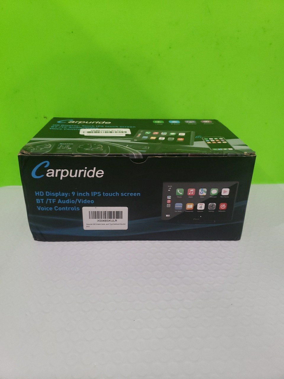 CARPURIDE C98 Wireless 9’’ Apple Carplay Android Auto GPS Navigation C Open Box