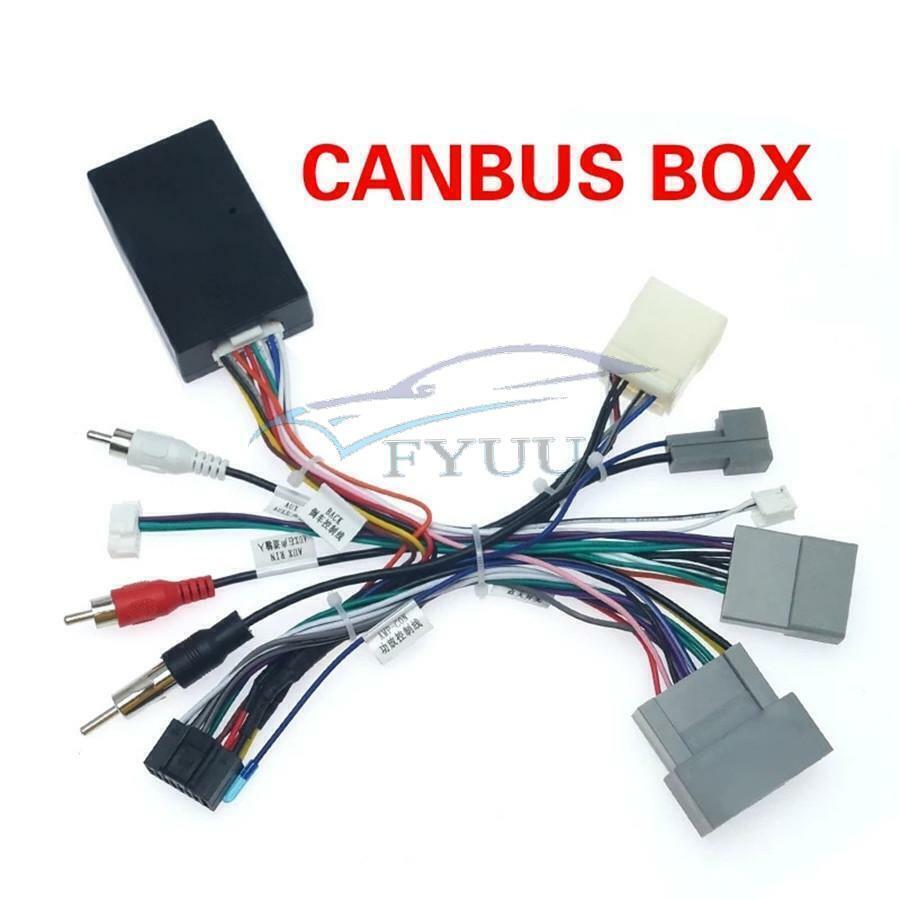 16Pin Android Radio Power Cable Adapter w/ Canbus Box For Honda Civic CRV 12-15