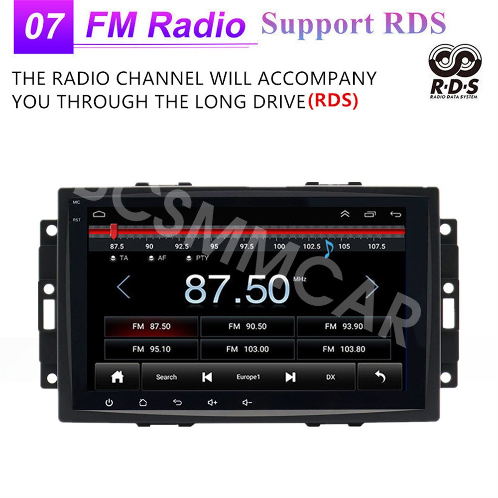 Fit For 2005-2010 Chrysler 300C 8in Android 14 Car Stereo Radio GPS WIFI 2+32G