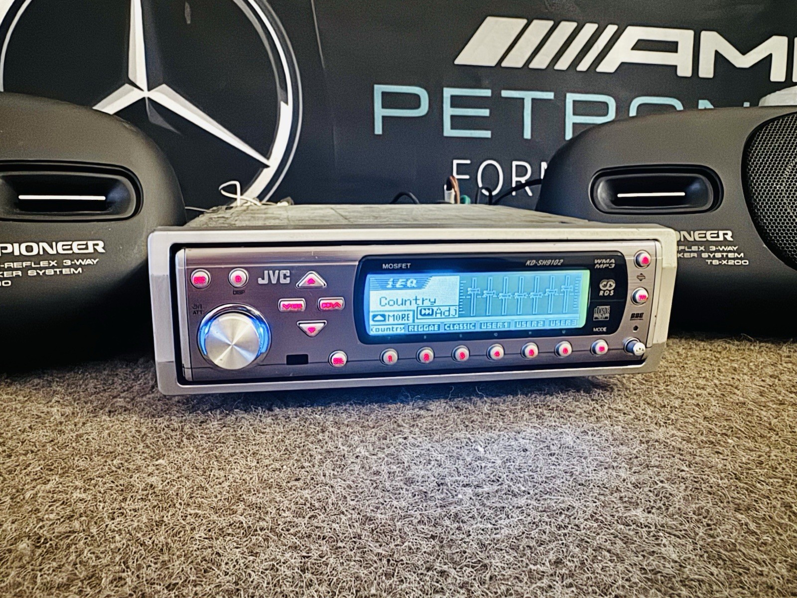 JVC KD-SH9102 Car Radio CD Receiver DSP WMA/Mp3 RDS Animation Display