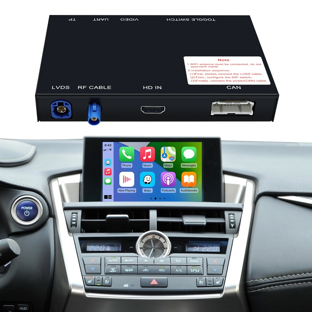 Wireless Carplay Android Auto Module For Lexus NX 2014-2019 Mirror Link AirPlay