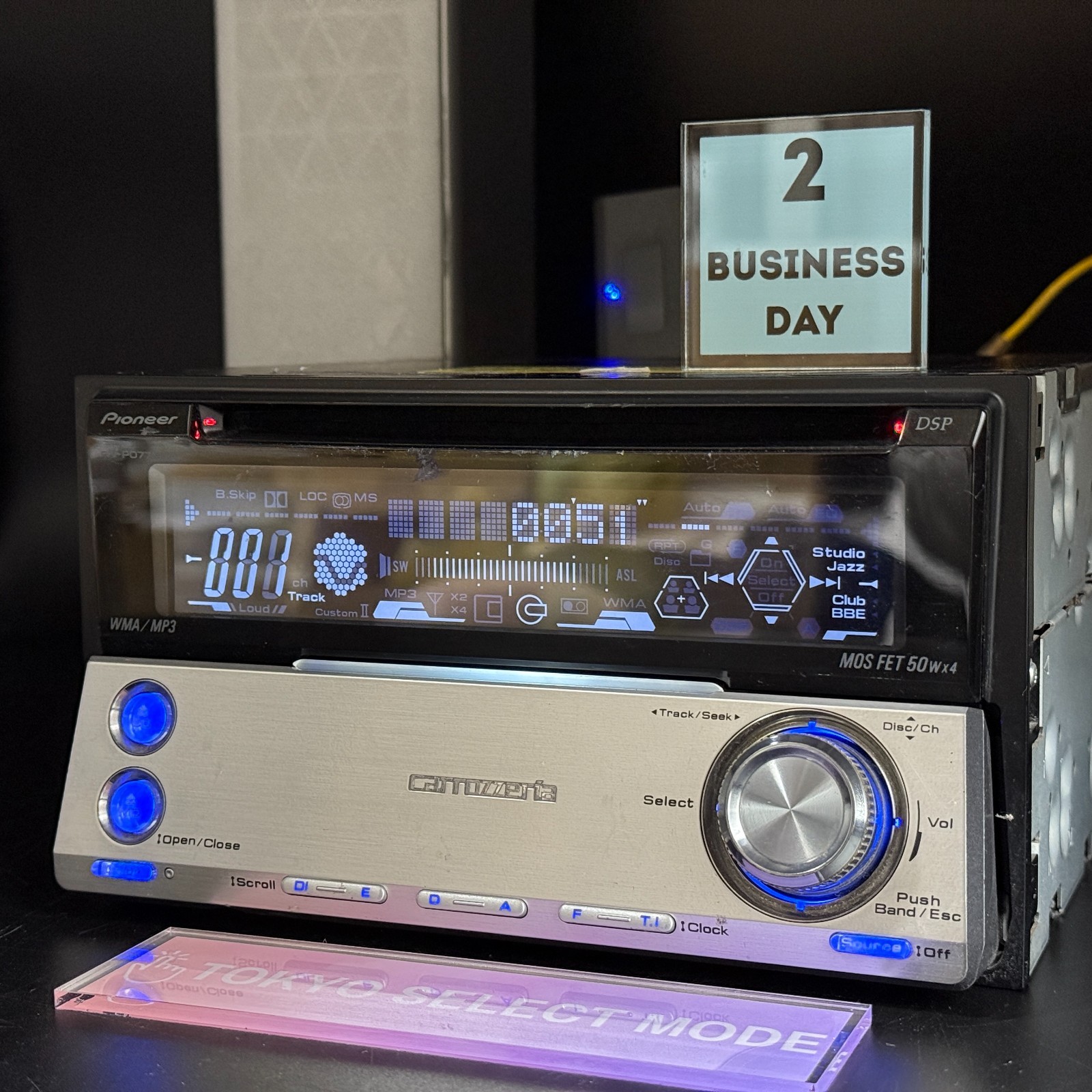 Pioneer Carrozzeria FH-P077MD 2DIN Car Audio CD MD Player Added BT JDM In Stock