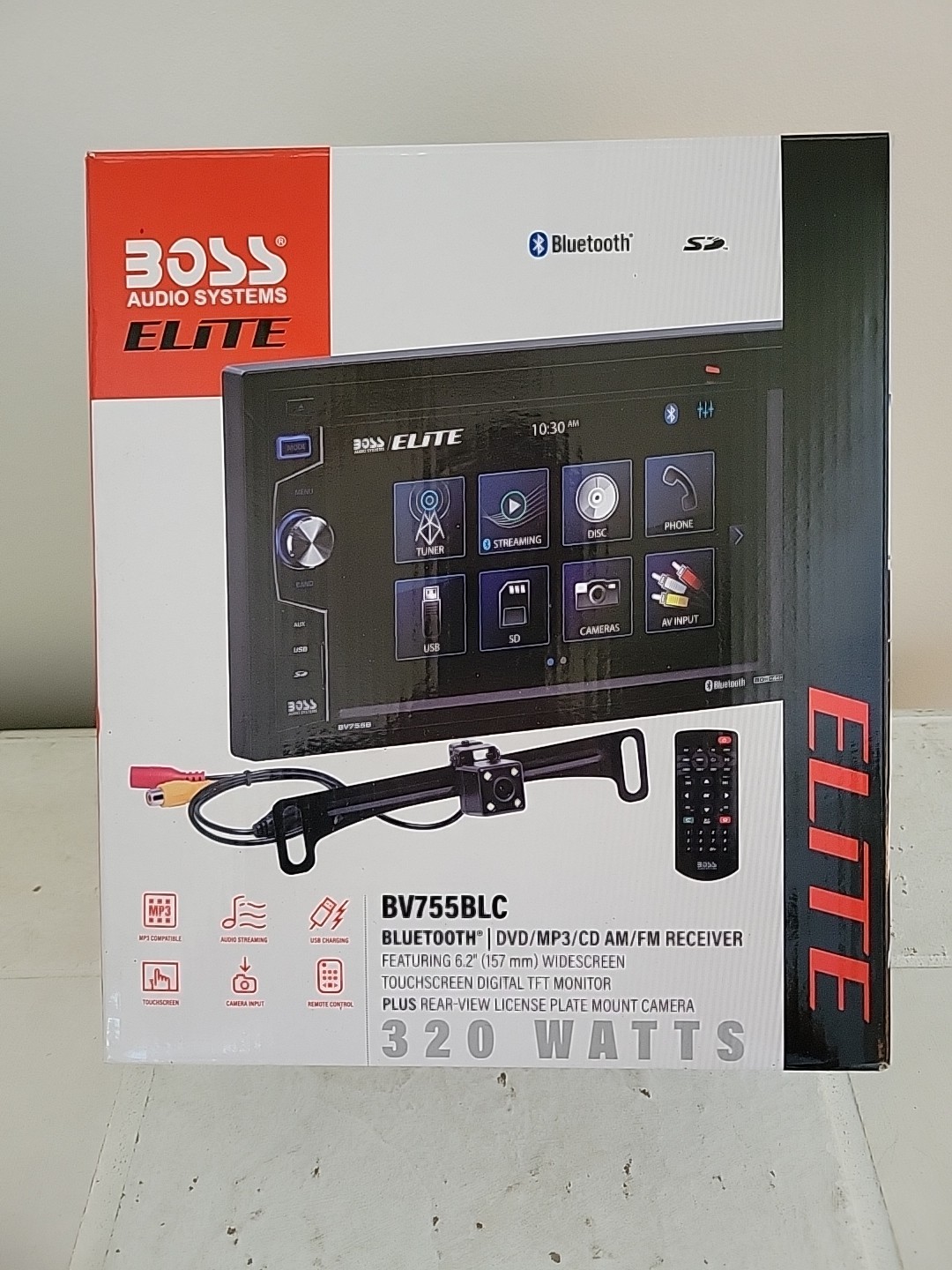 Boss audio systems elite. BV755BLC. 6.2″ In. widescreen. Bluetooth.