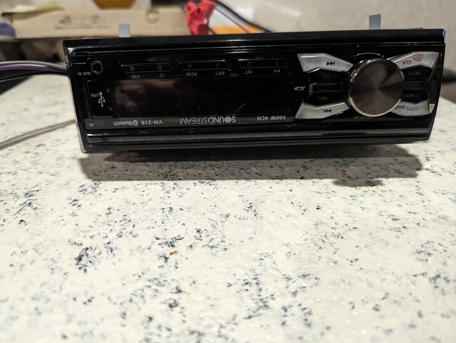 Soundstream VM-21B Car AM/FM Radio, Mech-less MP3 Player with Bluetooth, USB/SD