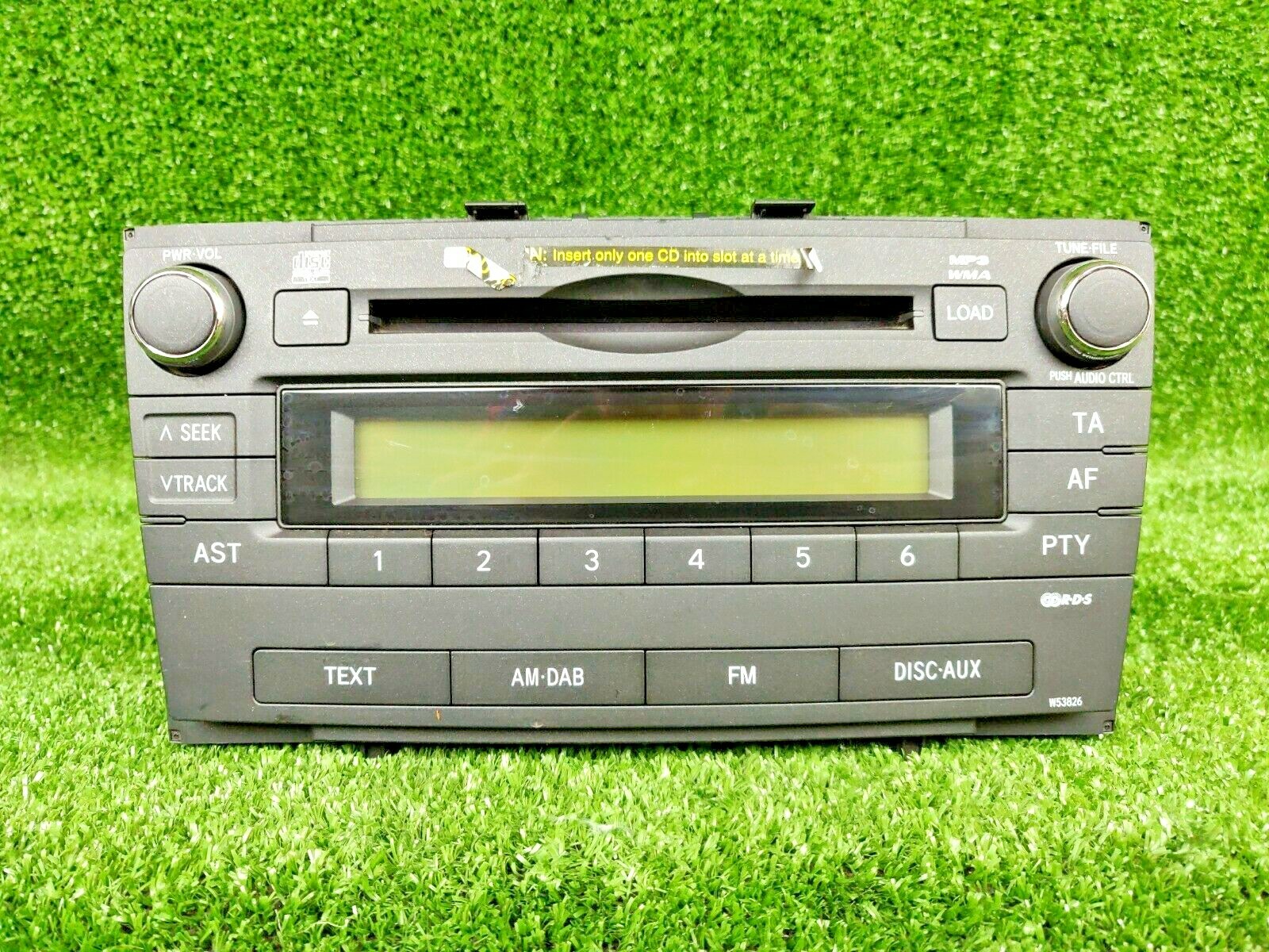 Toyota Original Car Radio 86120-05160 8612005160 Cqes6870g OemUsed Part