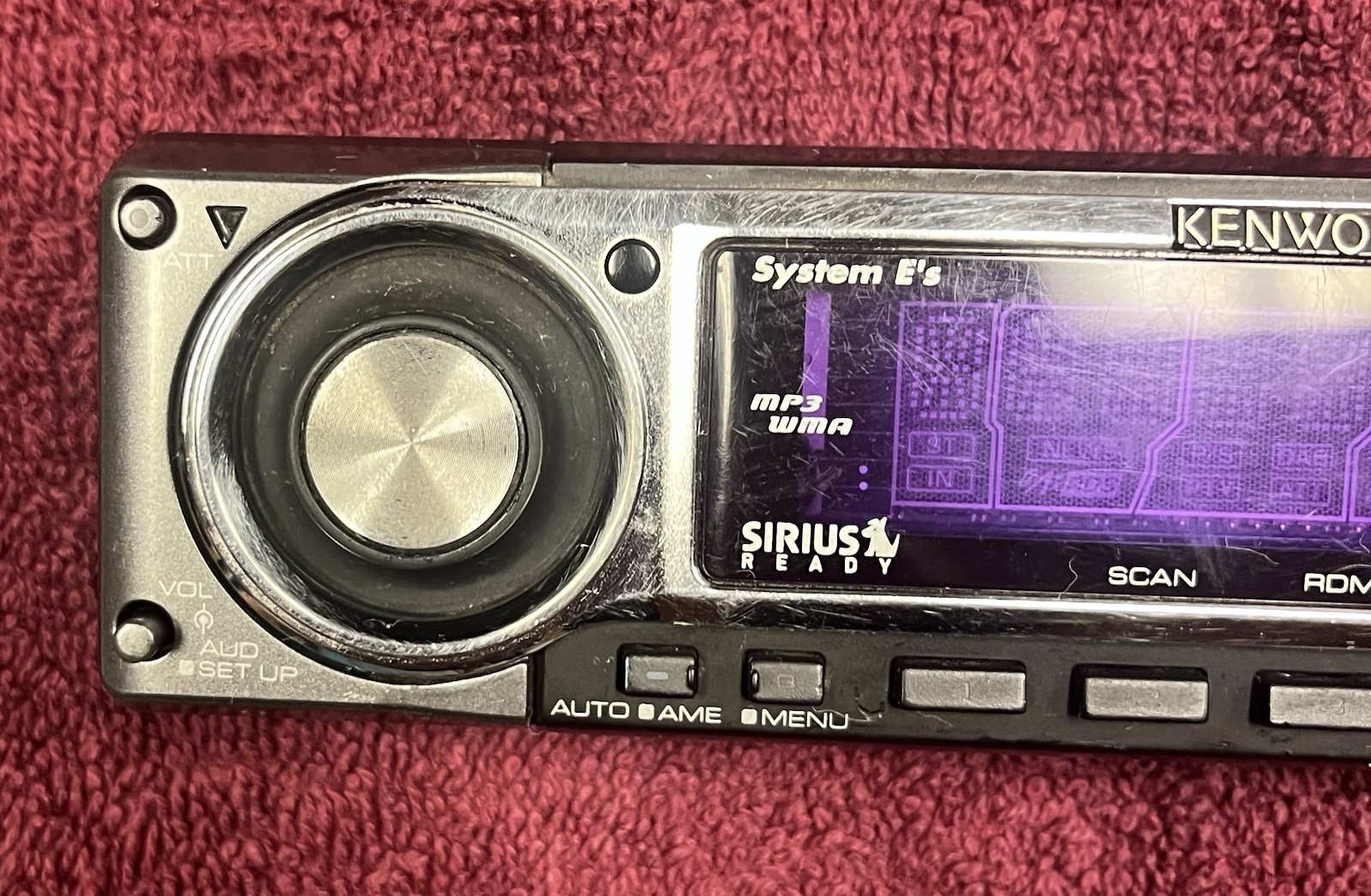 Kenwood KDC-MP528 Radio CD Reciever Face Only