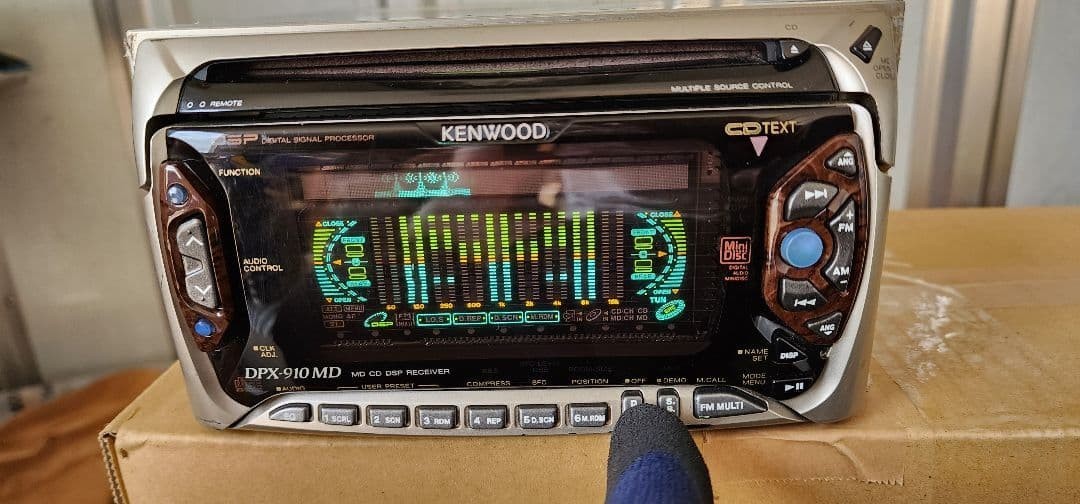 Kenwood DPX-910MD Car Audio 2DIN CD MD Bluetooth Ready DSP JDM