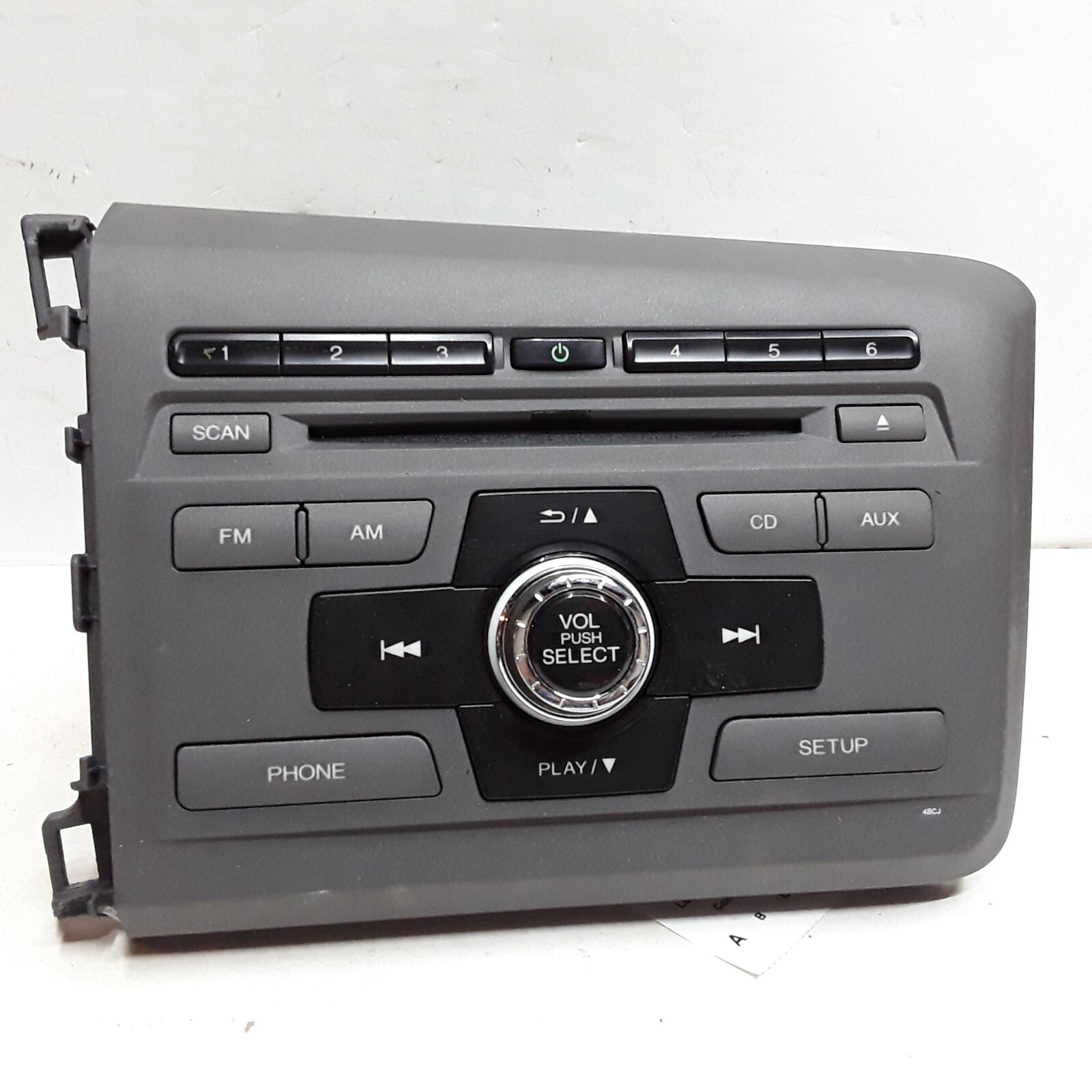 12 2012 Honda Civic AM FM CD radio receiver 4BCJ 39100-TR0-A81 OEM