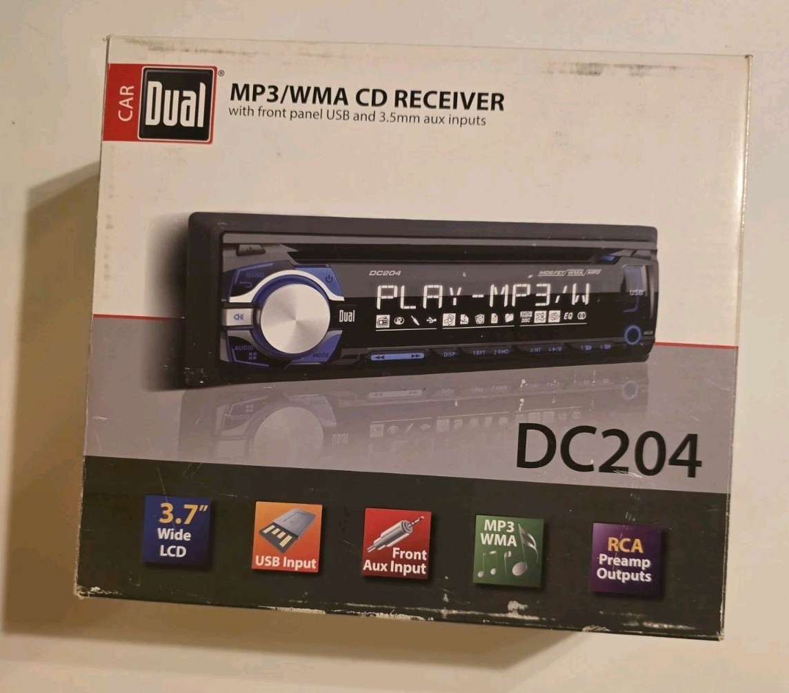 DC204 MP3 WMA CD Reciever for Car