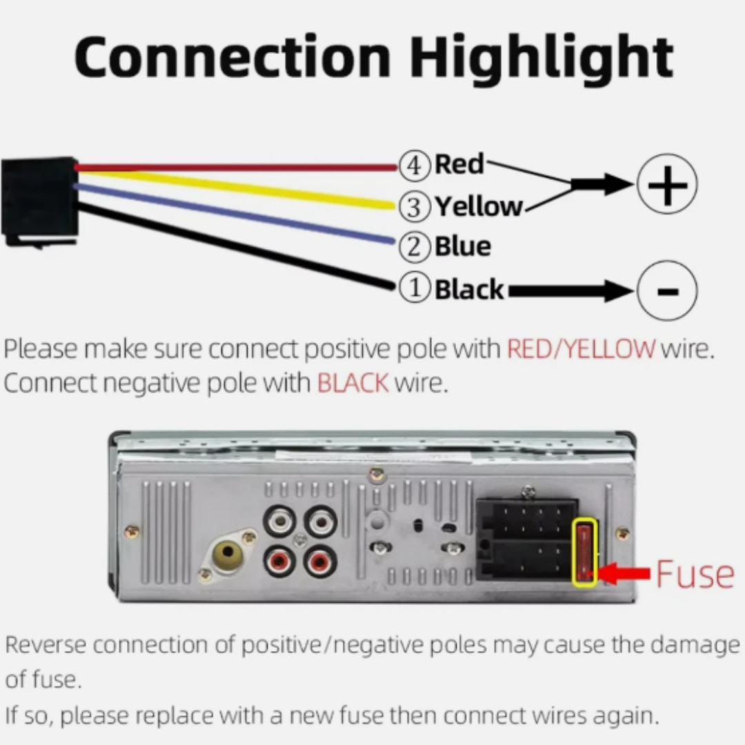 1 Din Car Radio MP3 Player Classic Car Retro Audio Stereo Support FM AUX EQ USB