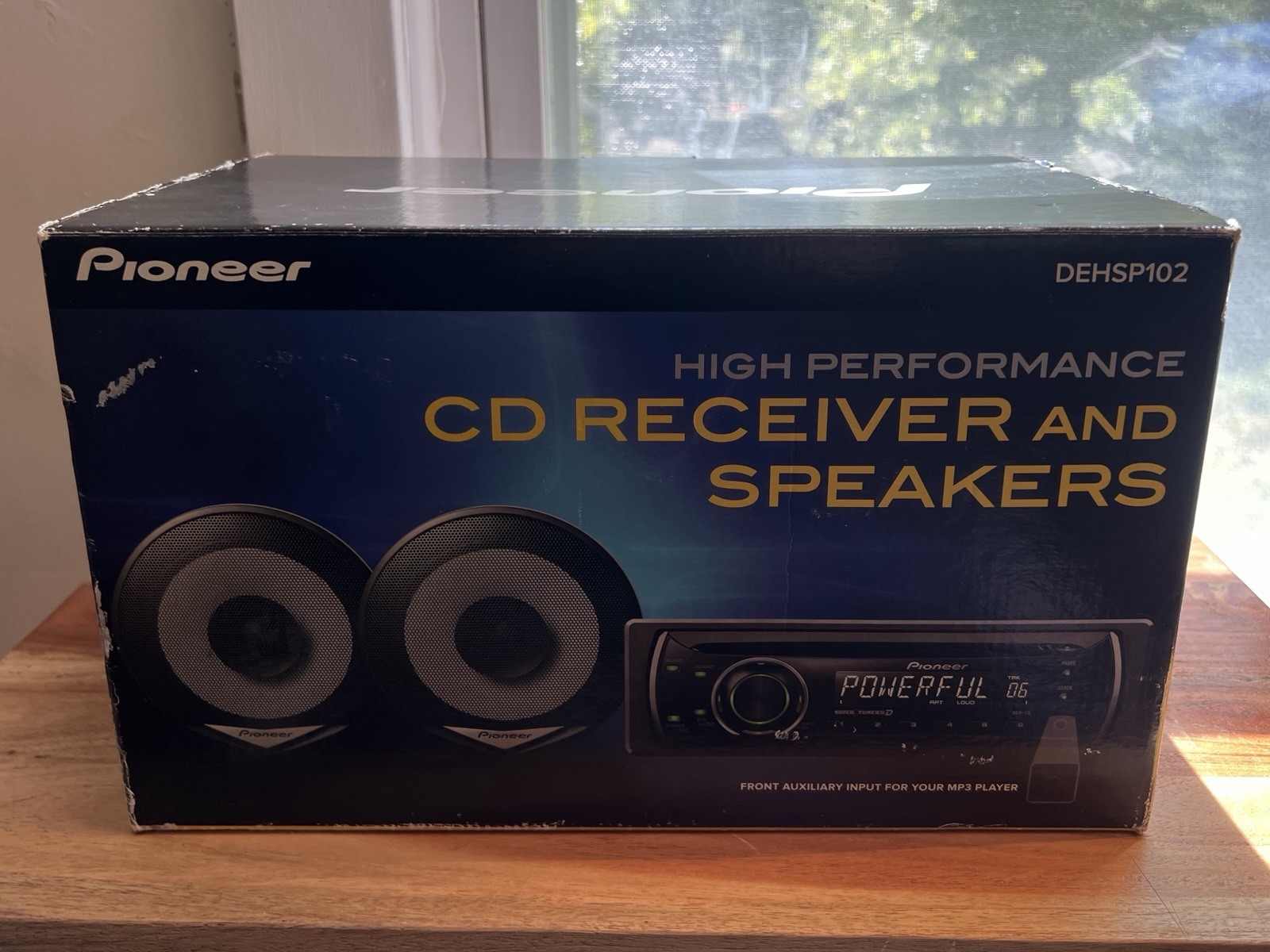 Pioneer CD Receiver 50Wx4 + 6.5” Speakers Pair – DEH-11E + TS-164P NEW Kit