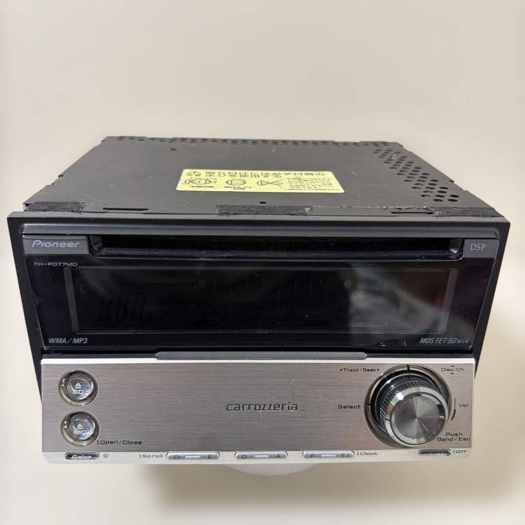 Carrozzeria FH-P077MD 2DIN MD/CD operation confirmed