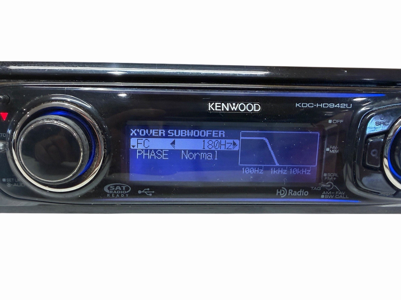KENWOOD KDC-HD942U Audiophile CD PLAYER HD Built-In SAT USB AUX W Remote