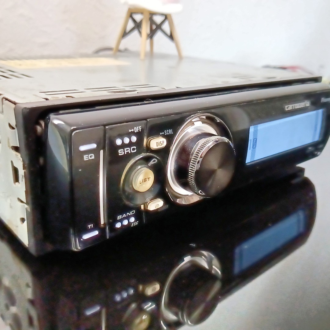 Pioneer Carrozzeria DEH-P730 1DIN Car Audio CD Tuner DSP Tested Fast Shipping