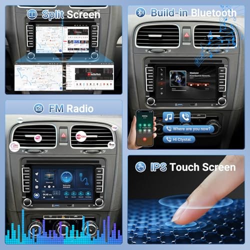 Car Radio for VW Passat Tiguan Jetta Beetle Tiguan Caddy For Low-end VW Models