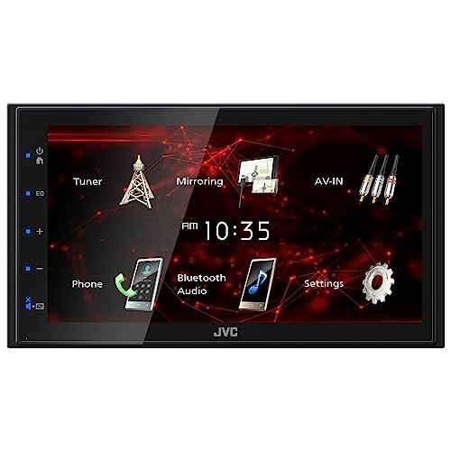 JVC KW-M180BT 6.8″ Bluetooth Digital Media Receiver with Rear Camera Input