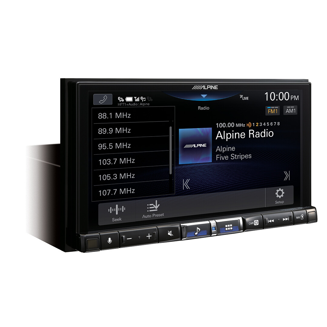 Alpine iLX-507, 7″ Digital Media Receiver w/ Wireless CarPlay & Android Auto