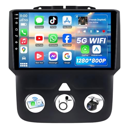 8 Core 4+32G Car Radio for Dodge RAM 1500 2500 9 Inches 8Core 4GB RAM+32GB ROM